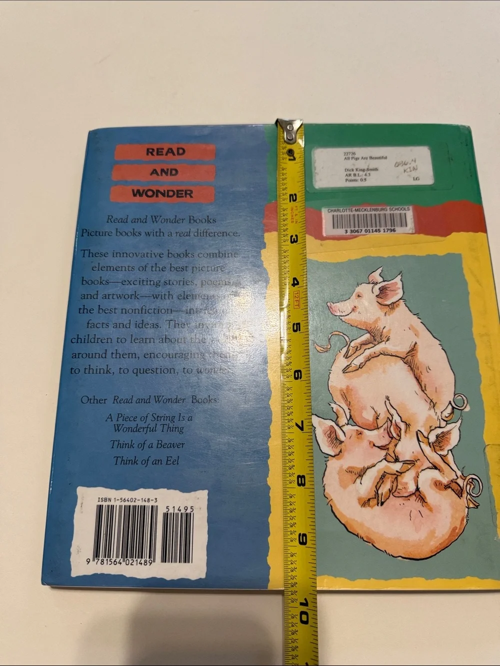 All Pigs Are Beautiful Children's Book - Green/Yellow Hard Cover